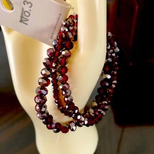 NWOT ruby red bracelet